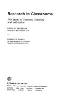 Research in classrooms : the study of teachers, teaching, and instruction /