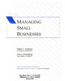 Managing small  businesses /