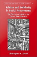 Schism and solidarity in social movements the politics of labor in the French Third Republic /