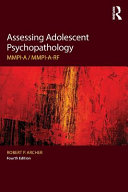Assessing adolescent psychopathology MMPI-A, MMPI-A-RF