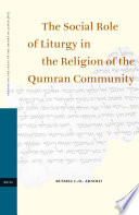 The social role of liturgy in the religion of the Qumran community