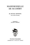 Mademoiselle de Scudery /