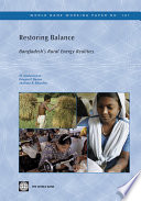 Restoring balance Bangladesh's rural energy realities /