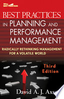 Best practices in planning and performance management radically rethinking management for a volatile world /