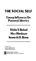 The social self : group influences on personal identity /