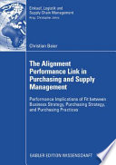 The Alignment Performance Link in Purchasing and Supply Management Performance Implications of Fit between Business Strategy, Purchasing Strategy, and Purchasing Practices /