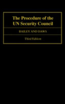 The procedure of the UN Security Council /