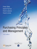 Purchasing principles and management. /
