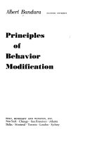 Principles of behaviour modification /