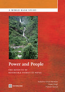 Power and people the benefits of renewable energy in Nepal /