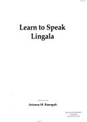 Learn to speak lingala.