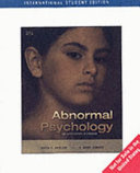 Abnormal psychology : an intergrative approach /