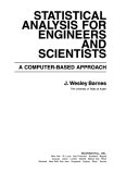User's manual to accompany statistical analysis for engineers... : a computer based approach microcomputer software... /