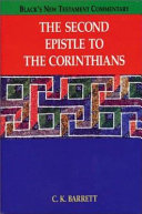 The Second Epistle to the Corinthians /
