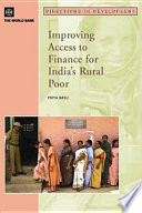 Improving access to finance for India's rural poor