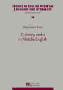 Culinary verbs in Middle English /