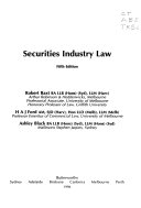 Securities industry law /
