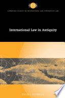 International law in antiquity David J. Bederman.