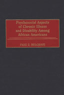 Psychosocial aspects of chronic illness and disability among African Americans