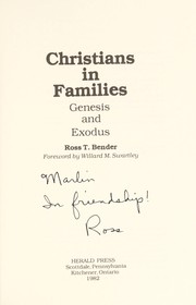 Christians in families : Genesis and Exodus /