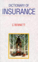Dictionary of insurance /