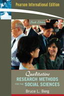 Qualitative research methods for the social sciences.