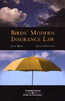 Birds' modern Insurance Law /