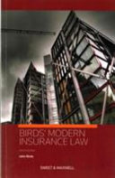 Birds' modern Insurance Law /