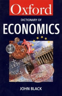 A dictionary of economics /