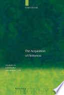 The acquisition of finiteness
