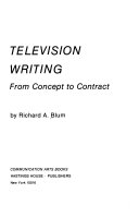 Television writing : from concept to contract /