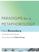 Paradigms for a metaphorology