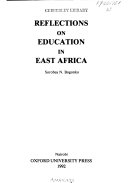Reflections on education in East Africa /