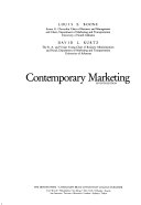 Contemporary marketing /