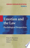 Emotion and the Law Psychological Perspectives /