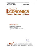 Principles of economics : theory. problems. policies /