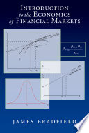 Introduction to the economics of financial markets