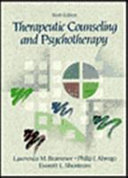 Therapeutic counselling and psychotherapy /