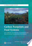 Carbon footprints and food systems do current accounting methodologies disadvantage developing countries? /