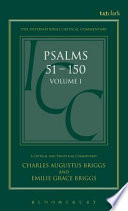 The international critical commentary : Critical and exegetical commentary on book of Psalms /