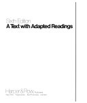Sociology : a text with adapted readings /