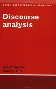 Discourse analysis /