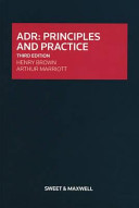 ADR principles and practice /