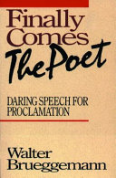 Finally comes the poet : daring speech for proclamation /