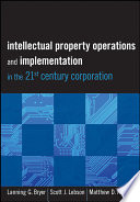 Corporate intellectual property operations and implementation