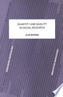 Quantity and quality in social research