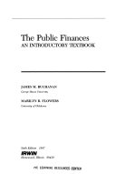 The public finances : an introductory textbook /