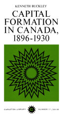Capital formation in Canada, 1896-1930