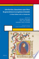 Quaestiones super libros De generatione et corruptione Aristotelis a critical edition with an introduction /