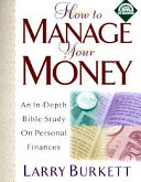 How to manage your money workbook /